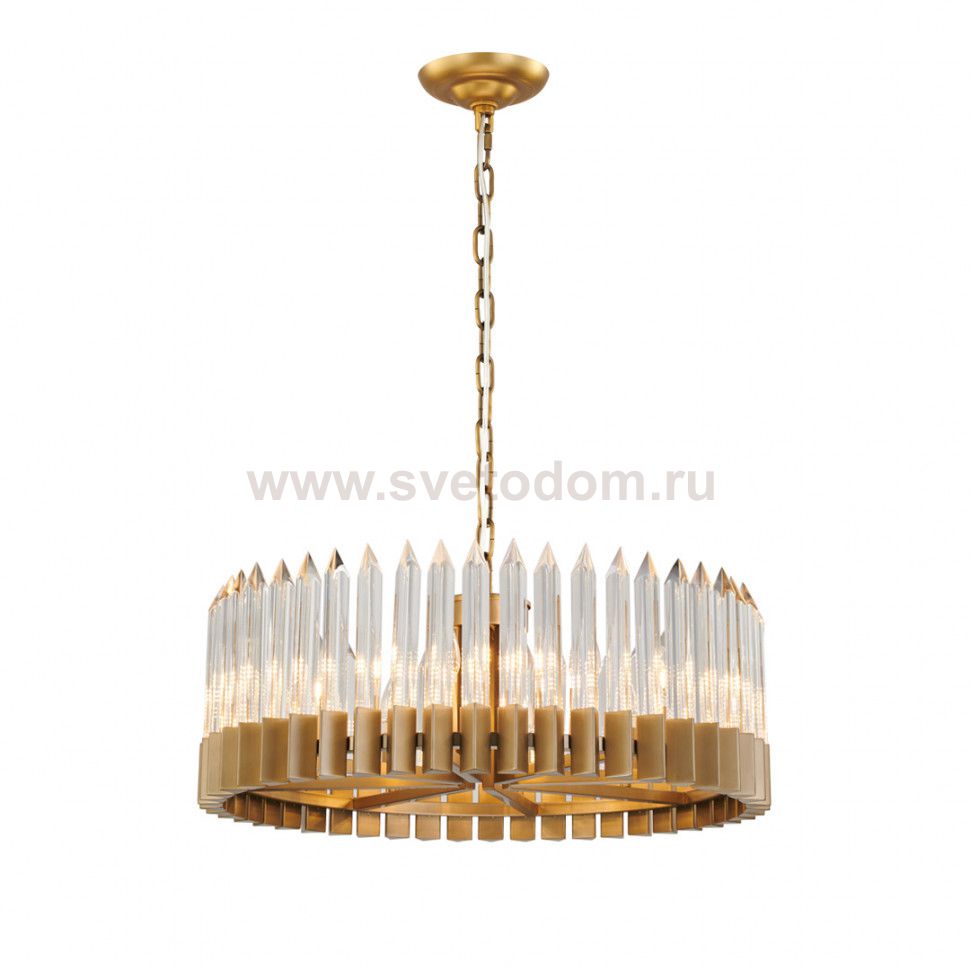 Люстра Cloyd KONUNG C8 / D65 см - латунь (арт.10698)