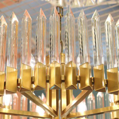 Люстра Cloyd KONUNG C8 / D65 см - латунь (арт.10698)