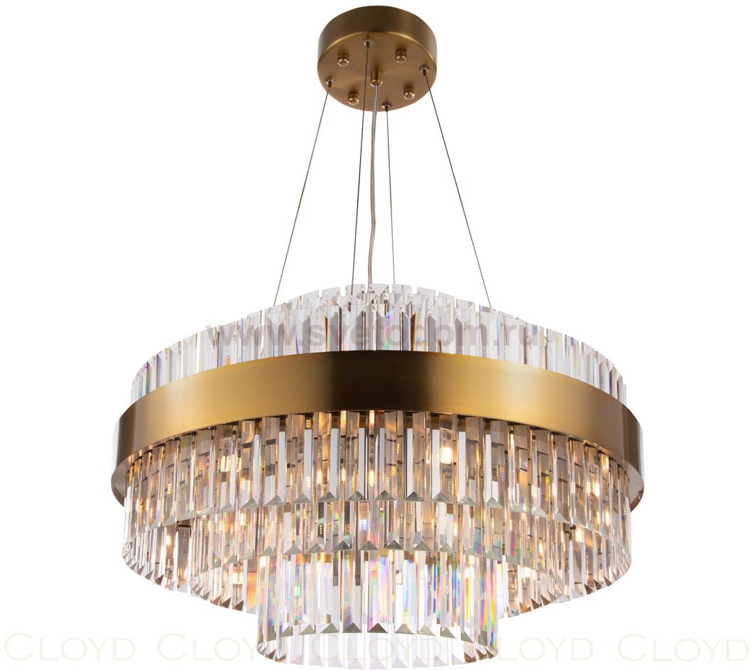 Люстра Cloyd BROTIGAN-A C32 / D60 см - латунь (арт.10699)