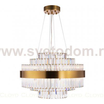 Люстра Cloyd BROTIGAN-A C32 / D60 см - латунь (арт.10699)