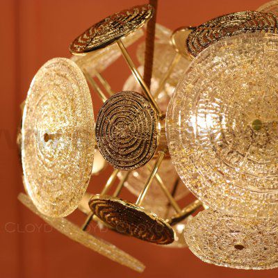 Люстра Cloyd SOLAR C15 / D79 см - золото (арт.10702)