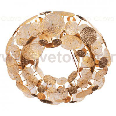 Люстра Cloyd SOLAR C15 / D79 см - золото (арт.10702)