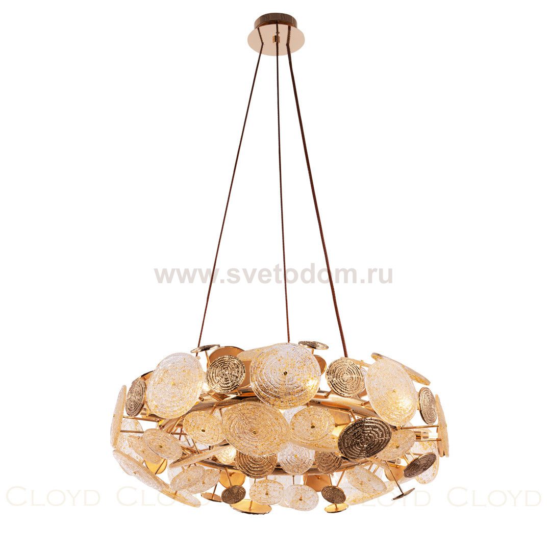 Люстра Cloyd SOLAR C15 / D79 см - золото (арт.10702)