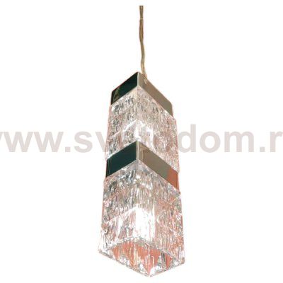 Подвесной светильник Cloyd CORUND P2 / выс. 30 см - хром (арт.10712)