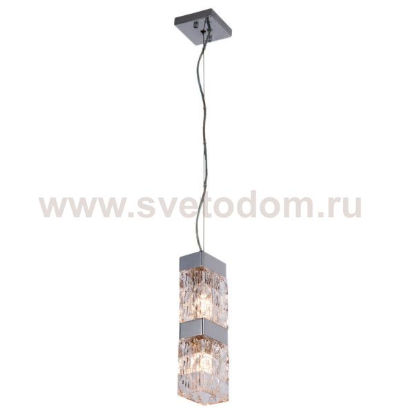 Подвесной светильник Cloyd CORUND P2 / выс. 30 см - хром (арт.10712)