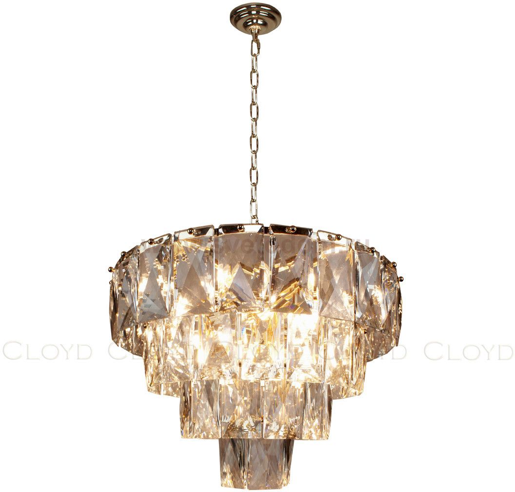 Люстра Cloyd DOFIN-A C12 / D54 см - золото (арт.10729)