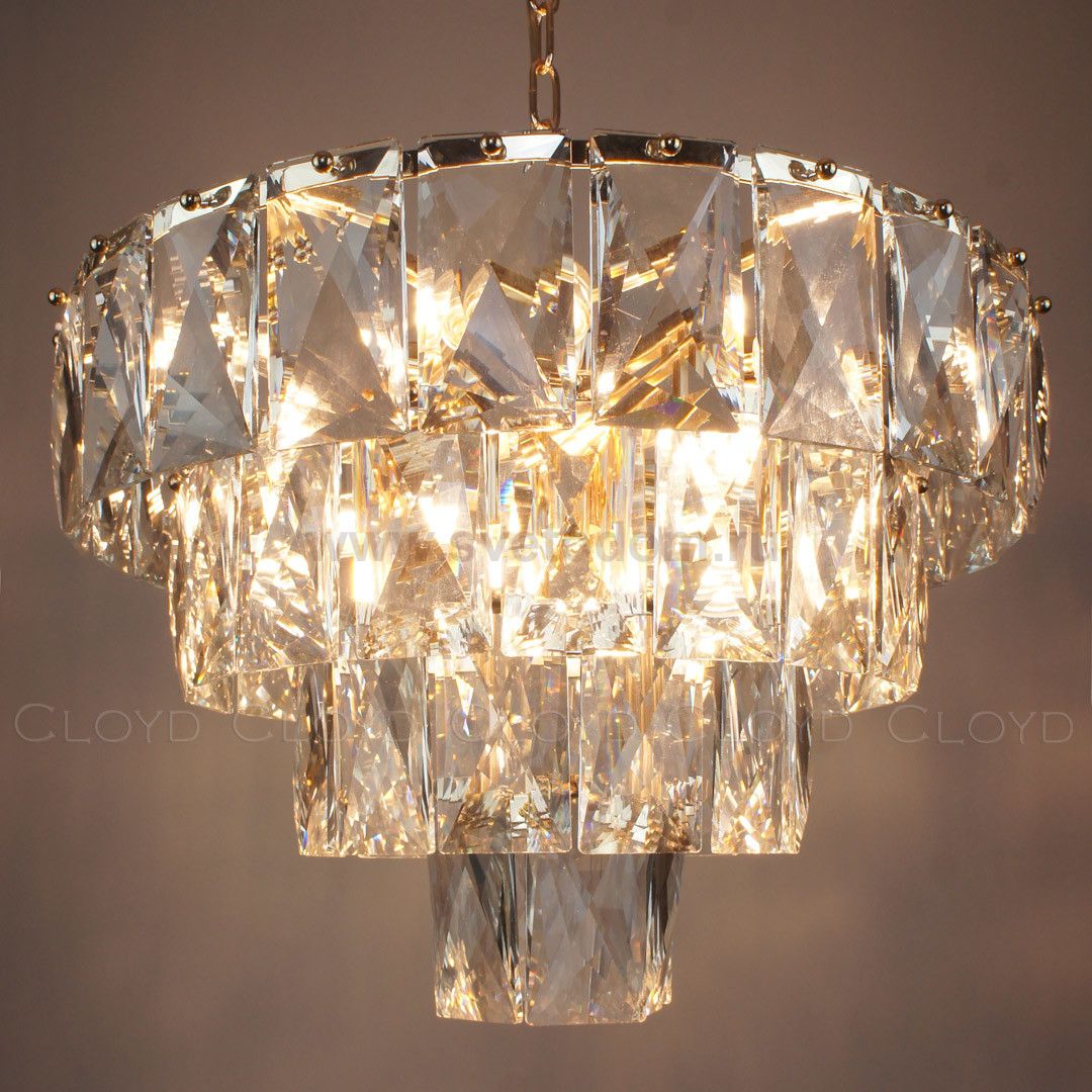 Люстра Cloyd DOFIN-A C12 / D54 см - золото (арт.10729)