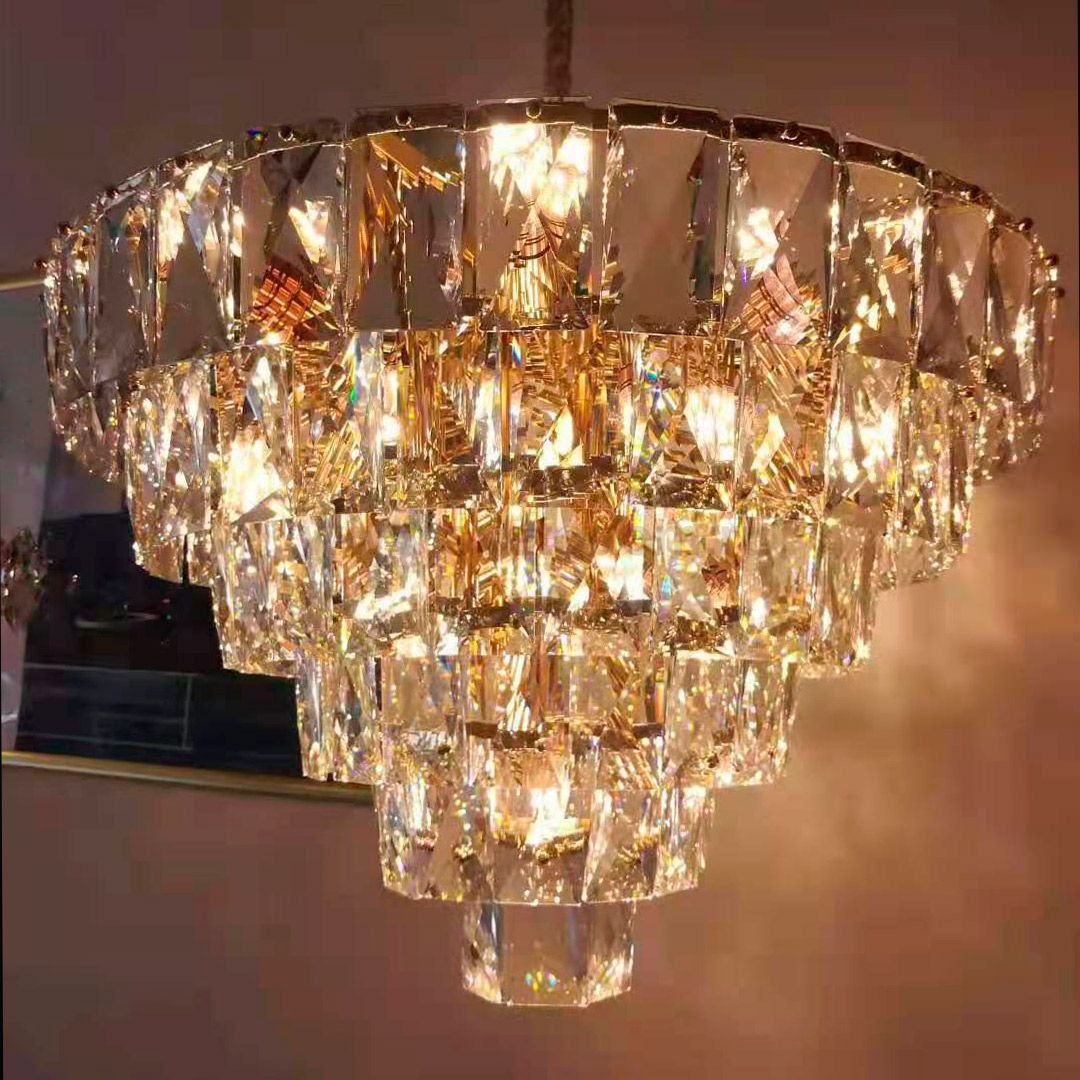 Люстра Cloyd DOFIN-A C21 / D67 см - золото (арт.10730)