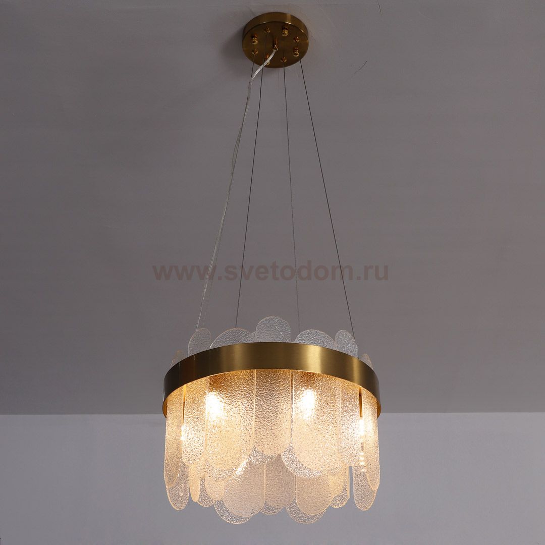 Люстра Cloyd VONNEGUT-B C6 / D40 см - белое стекло (арт.10737)