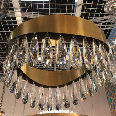 Люстра Cloyd INVITA-A C1 / D40 см - латунь (арт.10762)