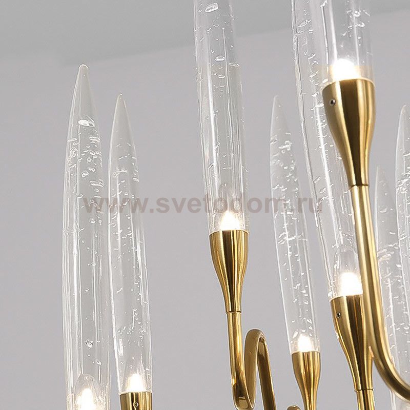 Люстра Cloyd ZOAR C12 / D60 см - латунь (арт.10764)