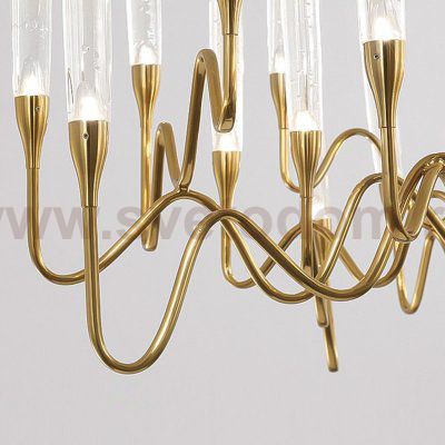 Люстра Cloyd ZOAR C16 / D70 см - латунь (арт.10765)