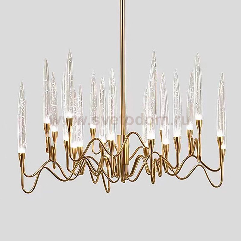 Люстра Cloyd ZOAR C16 / D70 см - латунь (арт.10765)