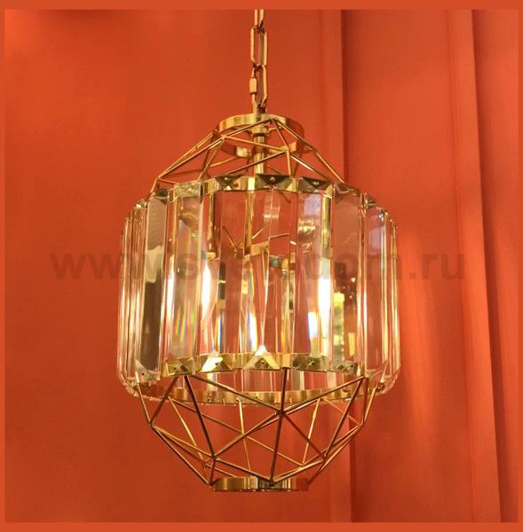 Подвесной светильник Cloyd POLIGRAN P1 / D22 см - золото (арт.10766)