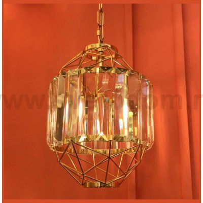 Подвесной светильник Cloyd POLIGRAN P1 / D22 см - золото (арт.10766)