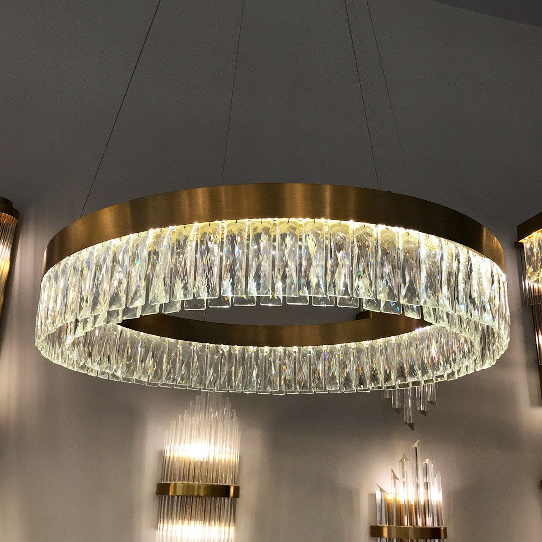 Люстра Cloyd TELEMAN C1 / D60 см - латунь (арт.10768)