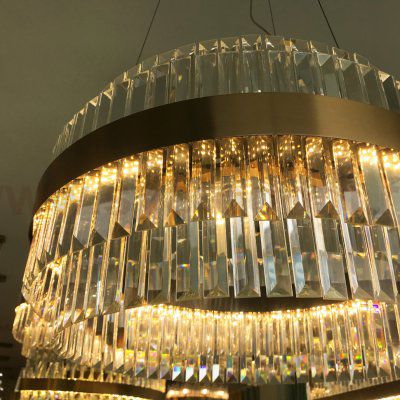 Люстра Cloyd BROTIGAN-C C1 / D60 см - латунь (арт.10771)