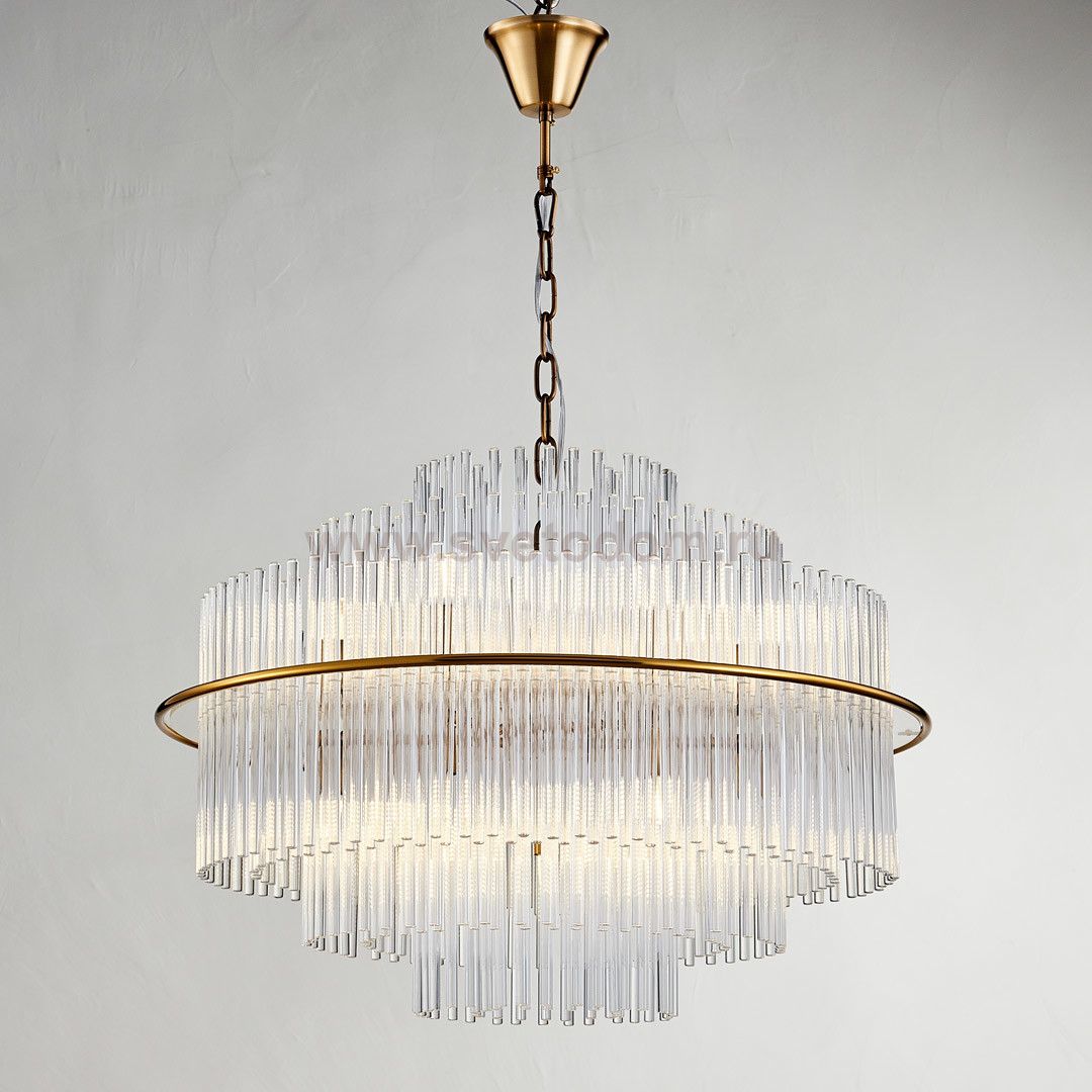 Люстра Cloyd VACOMBE-B C13 / D60 см - латунь (арт.10779)