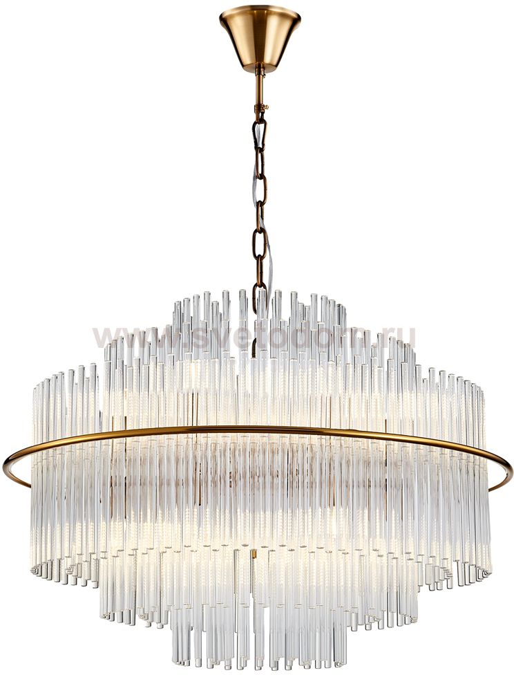 Люстра Cloyd VACOMBE-B C13 / D68 см - латунь (арт.10780)