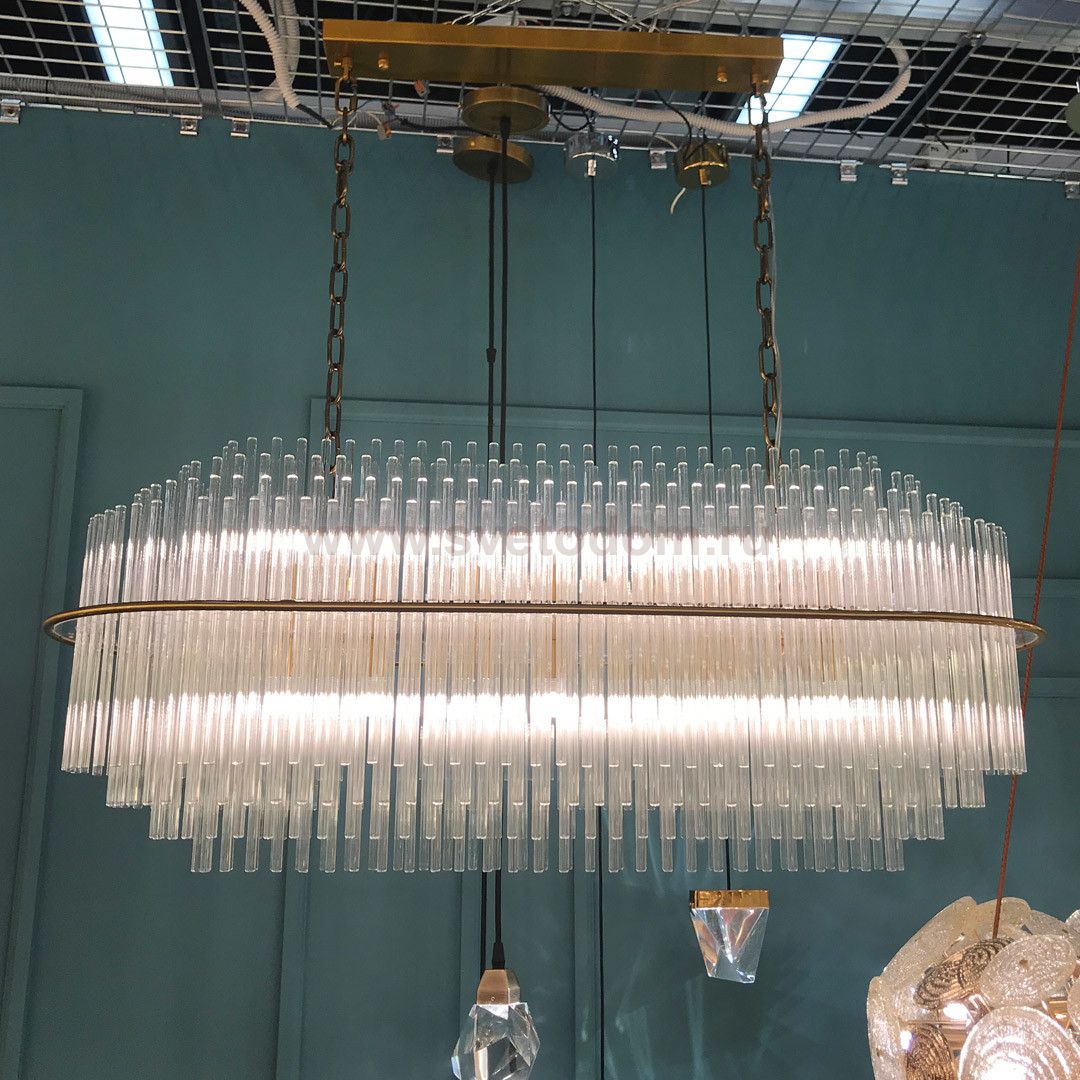 Люстра Cloyd VACOMBE-B C14 / L100 см - латунь (арт.10781)