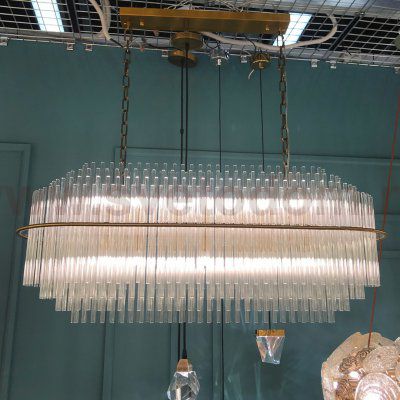 Люстра Cloyd VACOMBE-B C14 / L100 см - латунь (арт.10781)