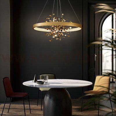 Люстра Cloyd TURBULENT C1 / D80 см - латунь (арт.10783)