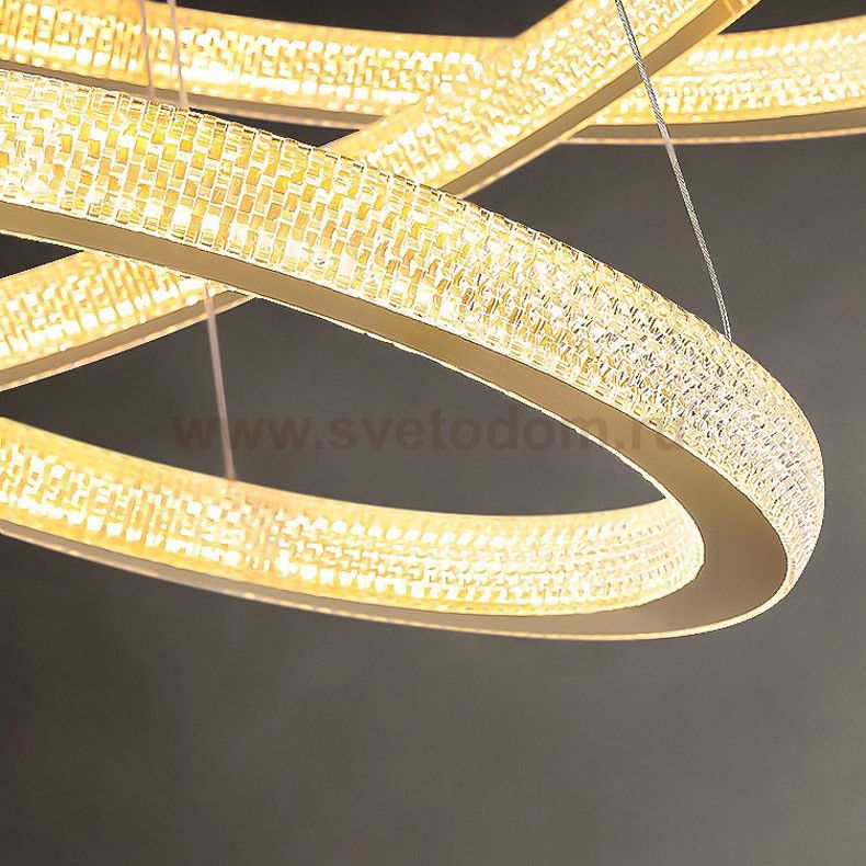 Люстра Cloyd PERIGEY C2 / D85 см - латунь (арт.10785)