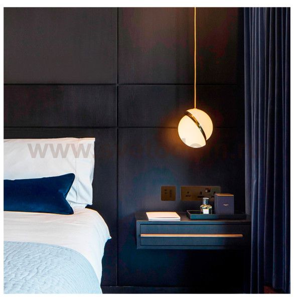 Подвесной светильник Cloyd FERMION P1 / D20 см - латунь (арт.10787)