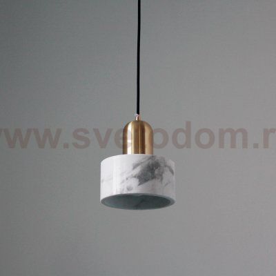 Подвесной светильник Cloyd ANTUAN P1 / D16 см - бел.мрамор (арт.10794)
