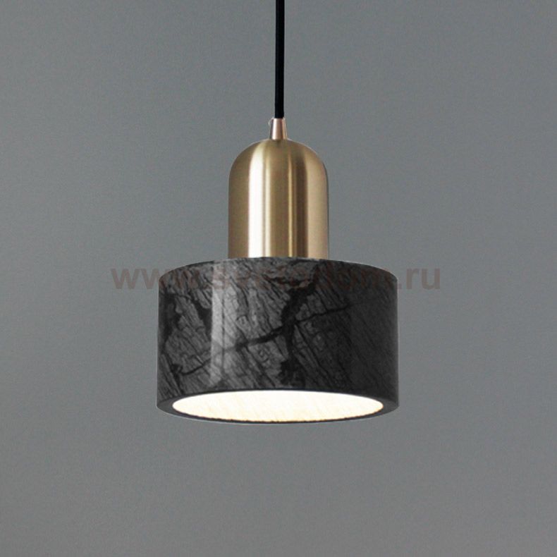 Подвесной светильник Cloyd ANTUAN P1 / D16 см - черн.мрамор (арт.10795)