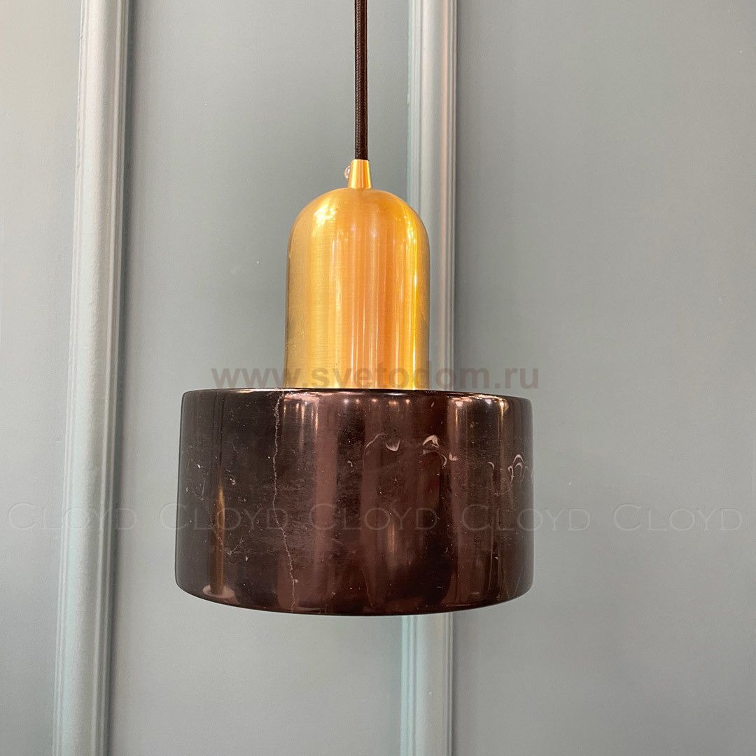 Подвесной светильник Cloyd ANTUAN P1 / D16 см - черн.мрамор (арт.10795)