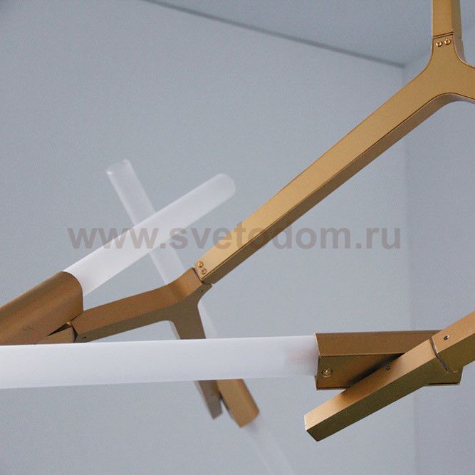 Люстра Cloyd XANT C20 / L180 см - золото мат. (арт.10802)