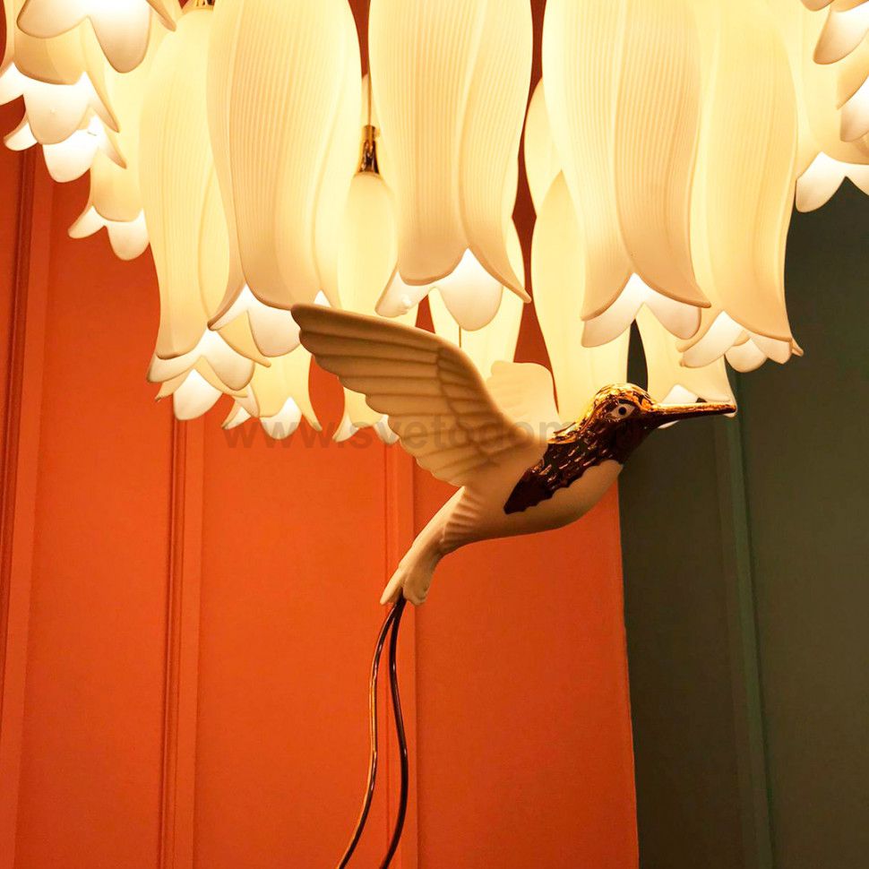 Люстра Cloyd ARGANA C30 / D60 см- керамика, фарфор - белый (арт.10808)