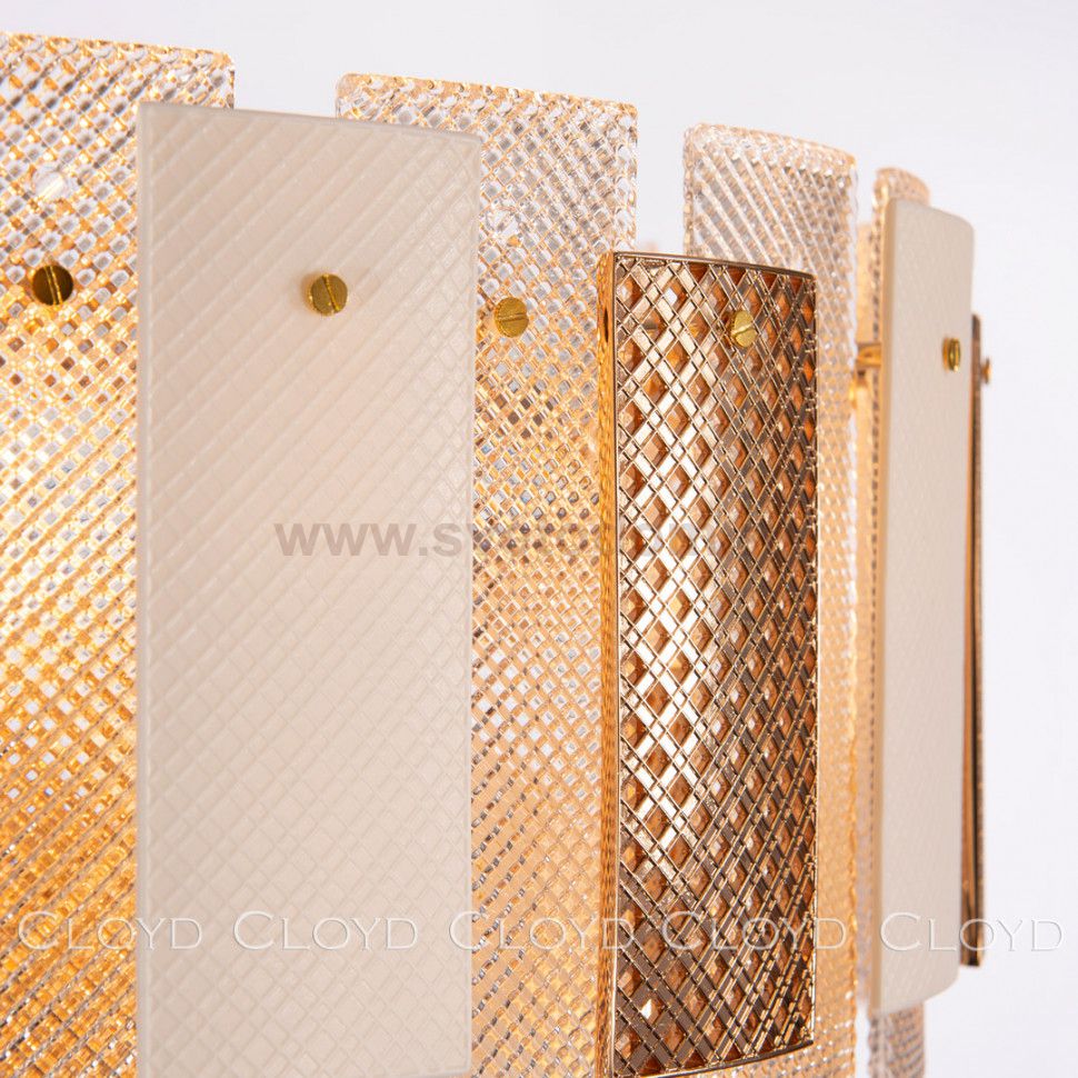 Люстра Cloyd PIANOLA C14 / D50 см - золото (арт.10815)