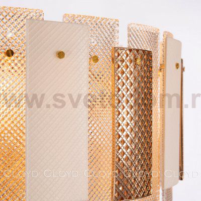 Люстра Cloyd PIANOLA C14 / D50 см - золото (арт.10815)