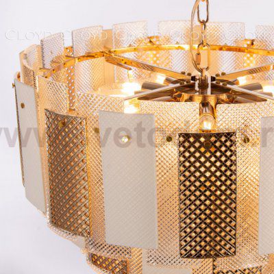 Люстра Cloyd PIANOLA C14 / D50 см - золото (арт.10815)