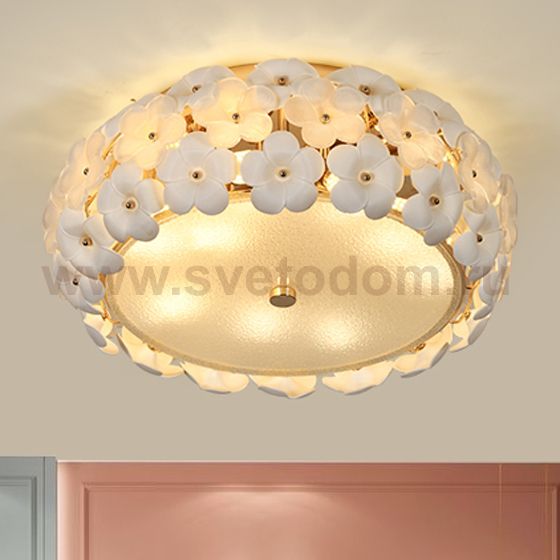 Потолочный светильник Cloyd SHAMBALA FM6 / D42 см - золото (арт.10819)