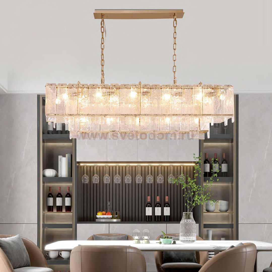 Люстра Cloyd TANGEISER C17 / L120 см - золото (арт.10825)