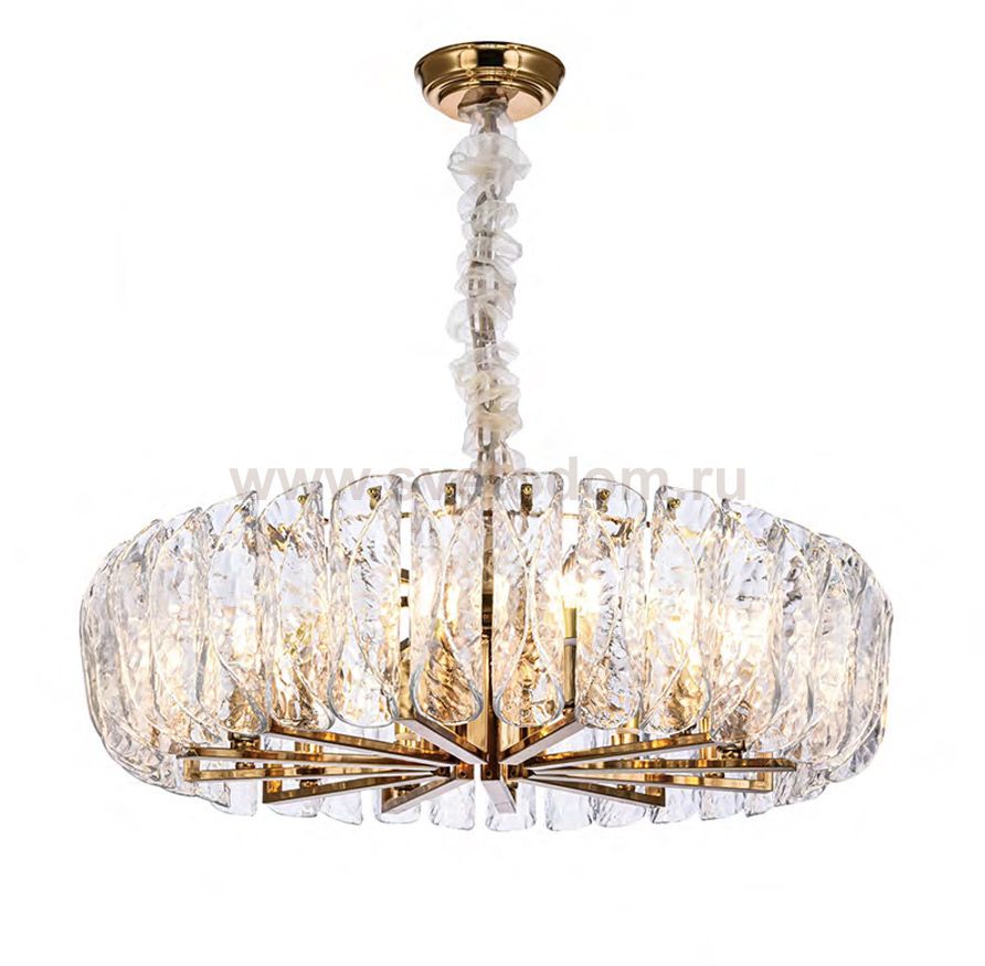 Люстра Cloyd FANFARA C12 / D80 см - золото (арт.10836)