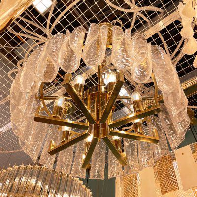 Люстра Cloyd FANFARA C12 / D80 см - золото (арт.10836)