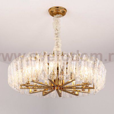 Люстра Cloyd FANFARA C12 / D80 см - золото (арт.10836)
