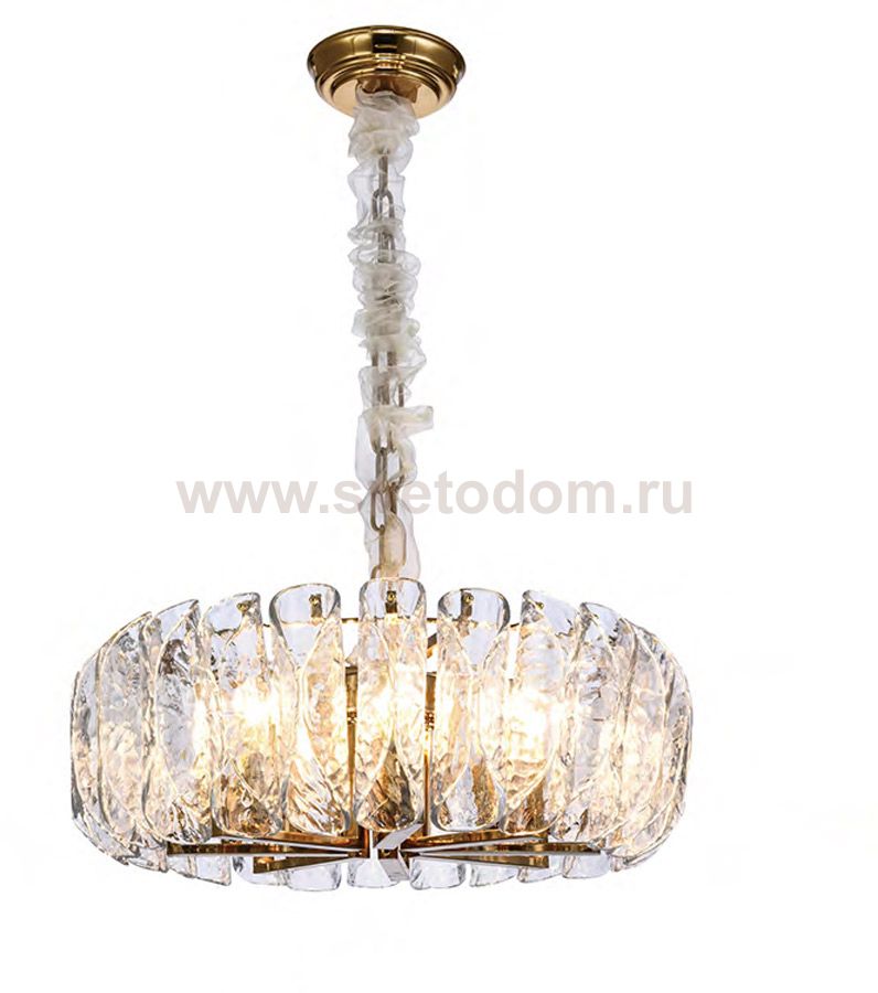 Люстра Cloyd FANFARA C8 / D60 см - золото (арт.10837)