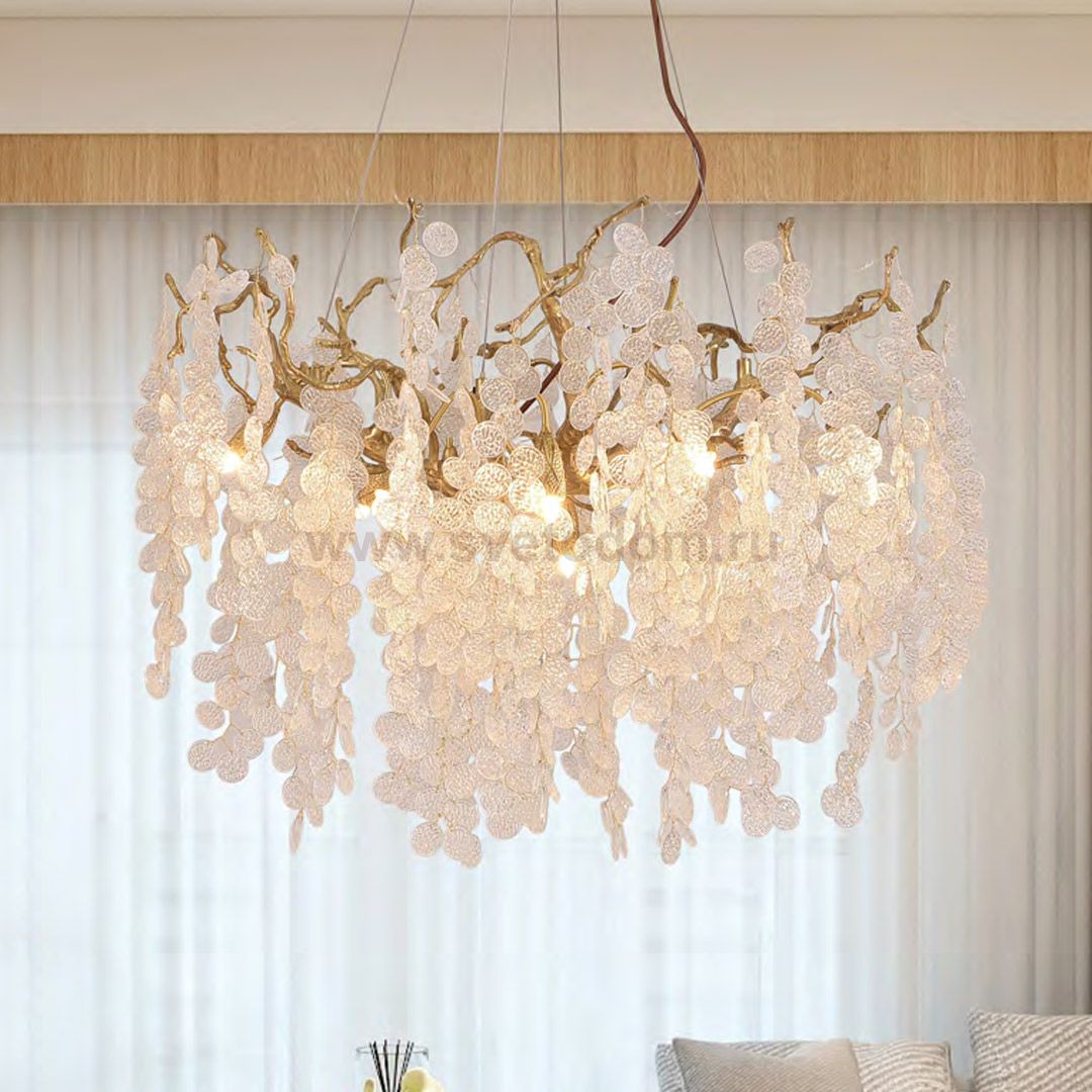 Люстра Cloyd HAOMA C8 / D60 см - латунь (арт.10844)