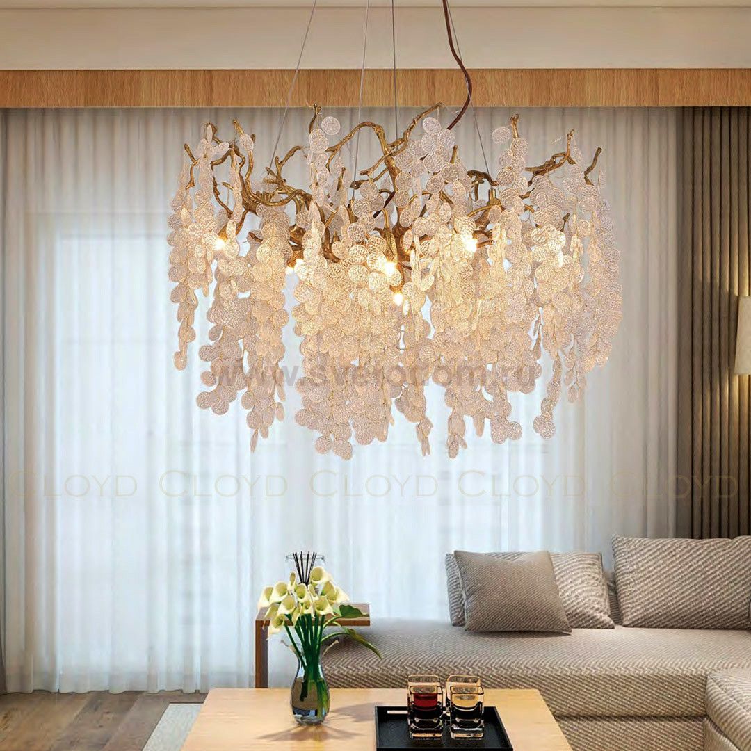 Люстра Cloyd HAOMA C8 / D60 см - латунь (арт.10844)