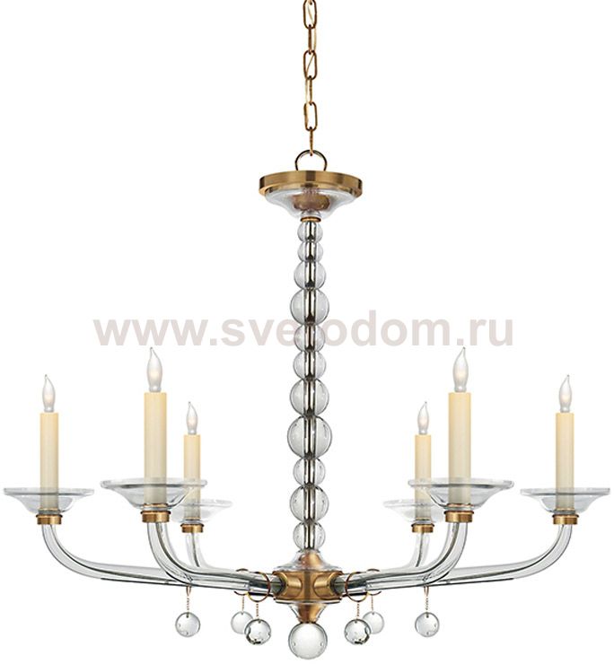 Люстра Cloyd PARNAS C6 / D75 см - латунь (арт.10849)