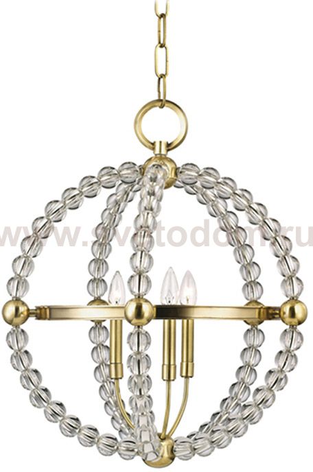 Люстра Cloyd PARNAS C3 / D54 см - латунь (арт.10851)