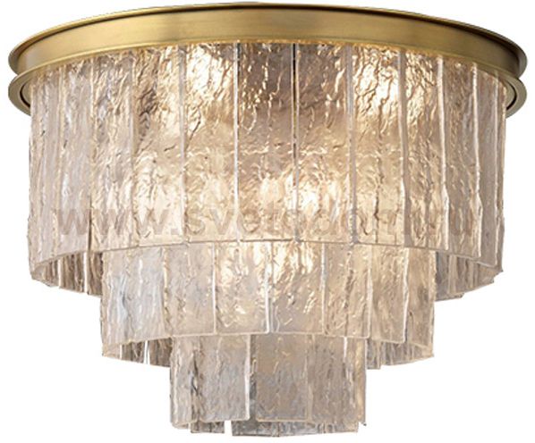 Потолочный светильник Cloyd HERALD FM5 / D45 см - латунь (арт.10858)