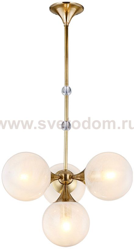 Люстра Cloyd TAOS-B C4 / D53 см - латунь (арт.10860)