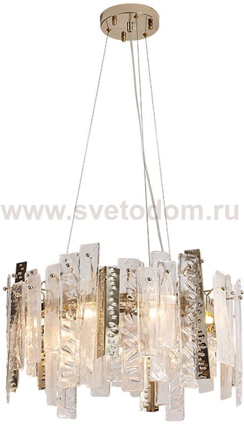 Люстра Cloyd ANABASIS C12 / D60 см - золото (арт.10872)