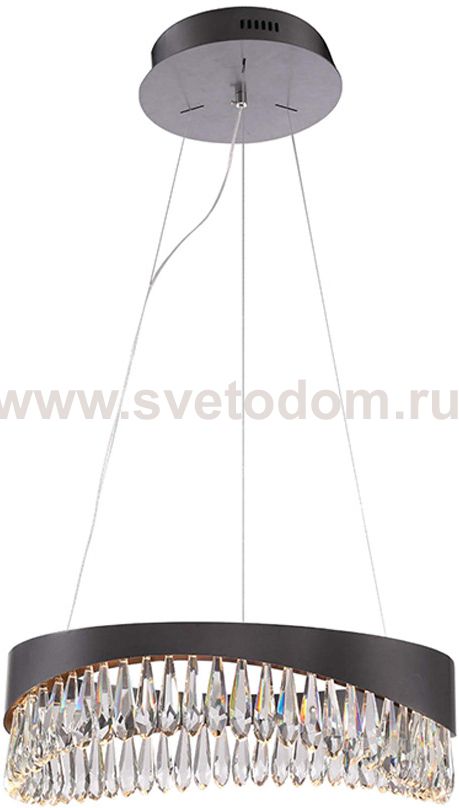 Люстра Cloyd INVITA-B C1 / D60 см - никель черн. (арт.10876)